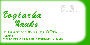 boglarka mauks business card